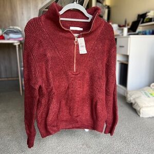 🌟LUSH RED MAHOGANY SWEATER🌟